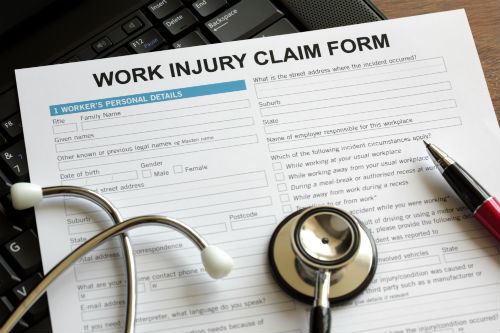 work injury claim form